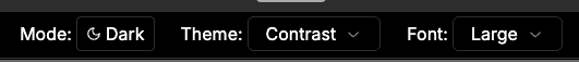 Theme controls