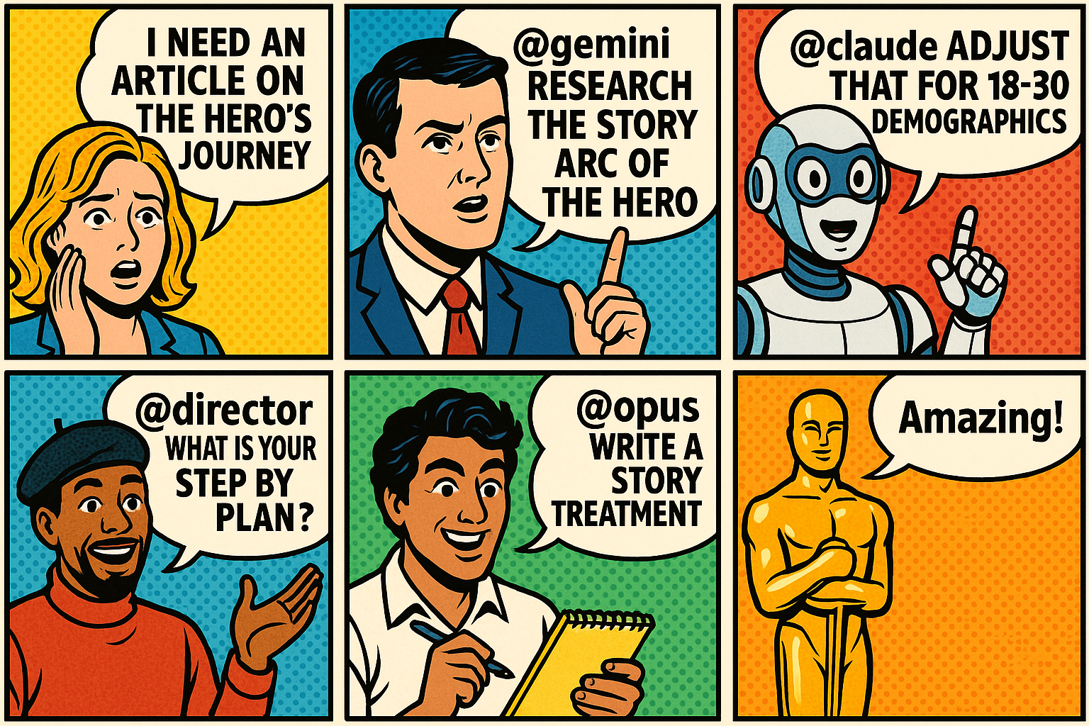 Storyboard - The Ideal AI Collaboration Experience